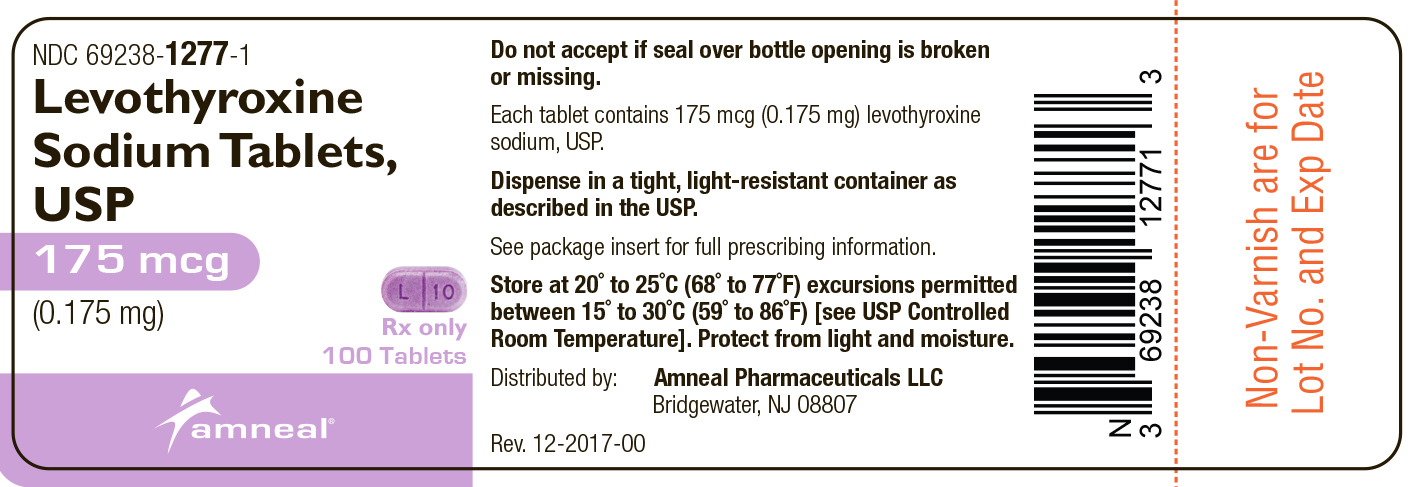 175mcg 100ct Label