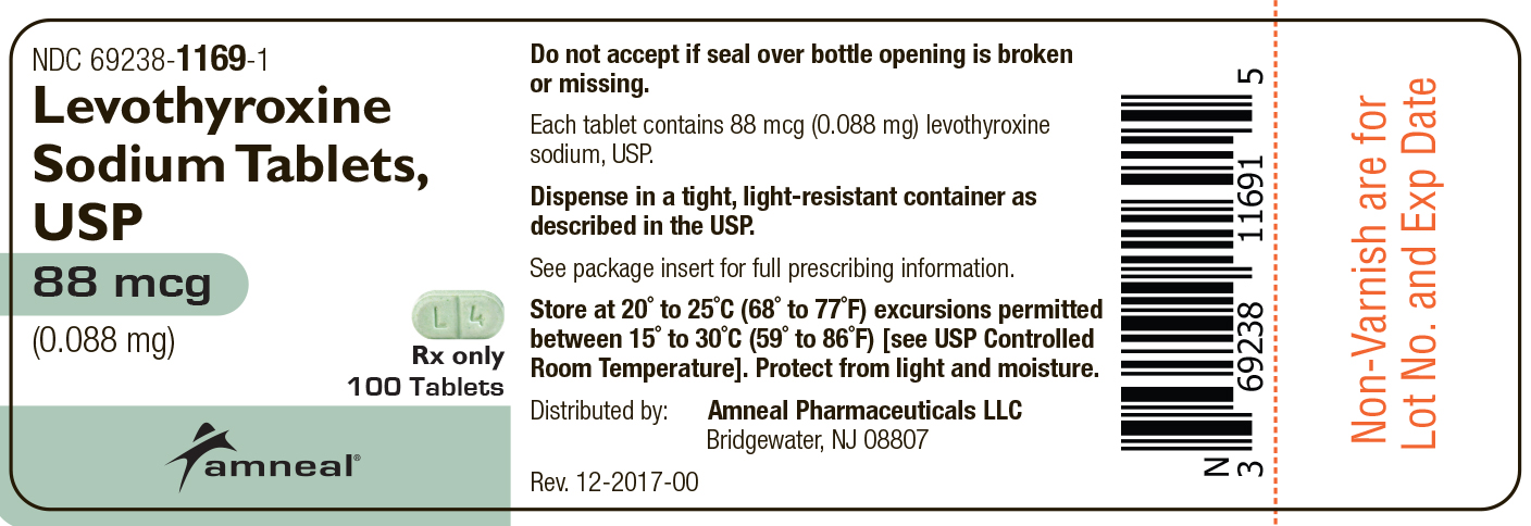 88mcg 100ct Label