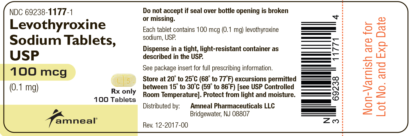 100mcg 100ct Label