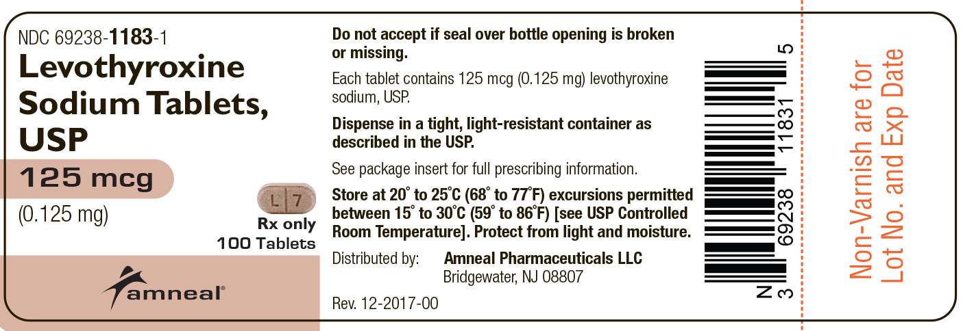 125mcg 100ct Label