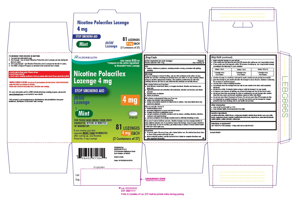 PACKAGE LABEL.PRINCIPAL DISPLAY PANEL - 4 mg (27 Lozenges, Container Carton Label)