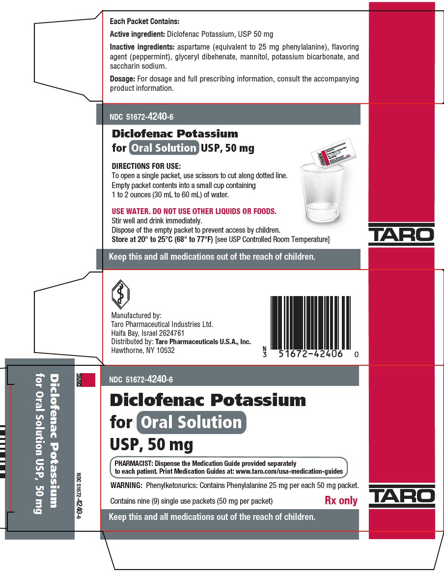 PRINCIPAL DISPLAY PANEL - 50 mg Packet Carton