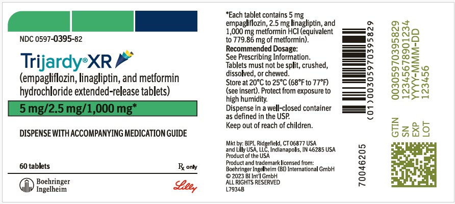 PRINCIPAL DISPLAY PANEL - 5 mg/2.5 mg/1,000 mg Tablet Bottle Label