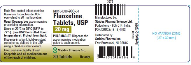 Fluoxetine Tablets 20 mg - 30s