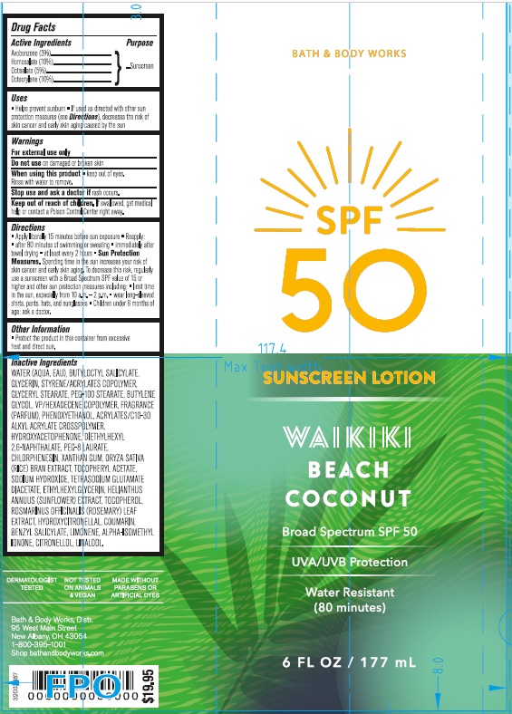 BBW SPF 50 Waikiki Beach Coconut