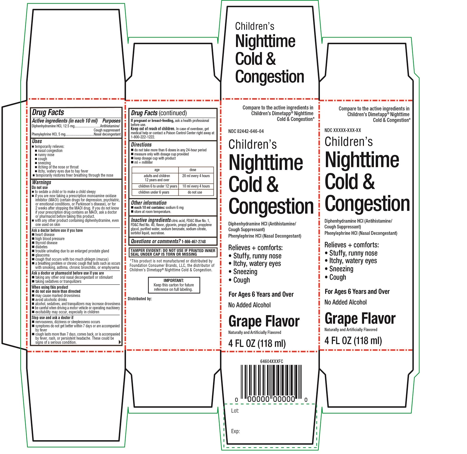 Target Chindren's Nighttime Cold & Cough Congestion 118 ml