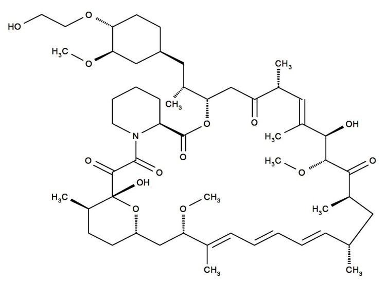 This is a structure formula of everolimus.
