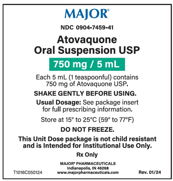 Atovaquone Oral Suspension - 750 mg/5 mL - Label