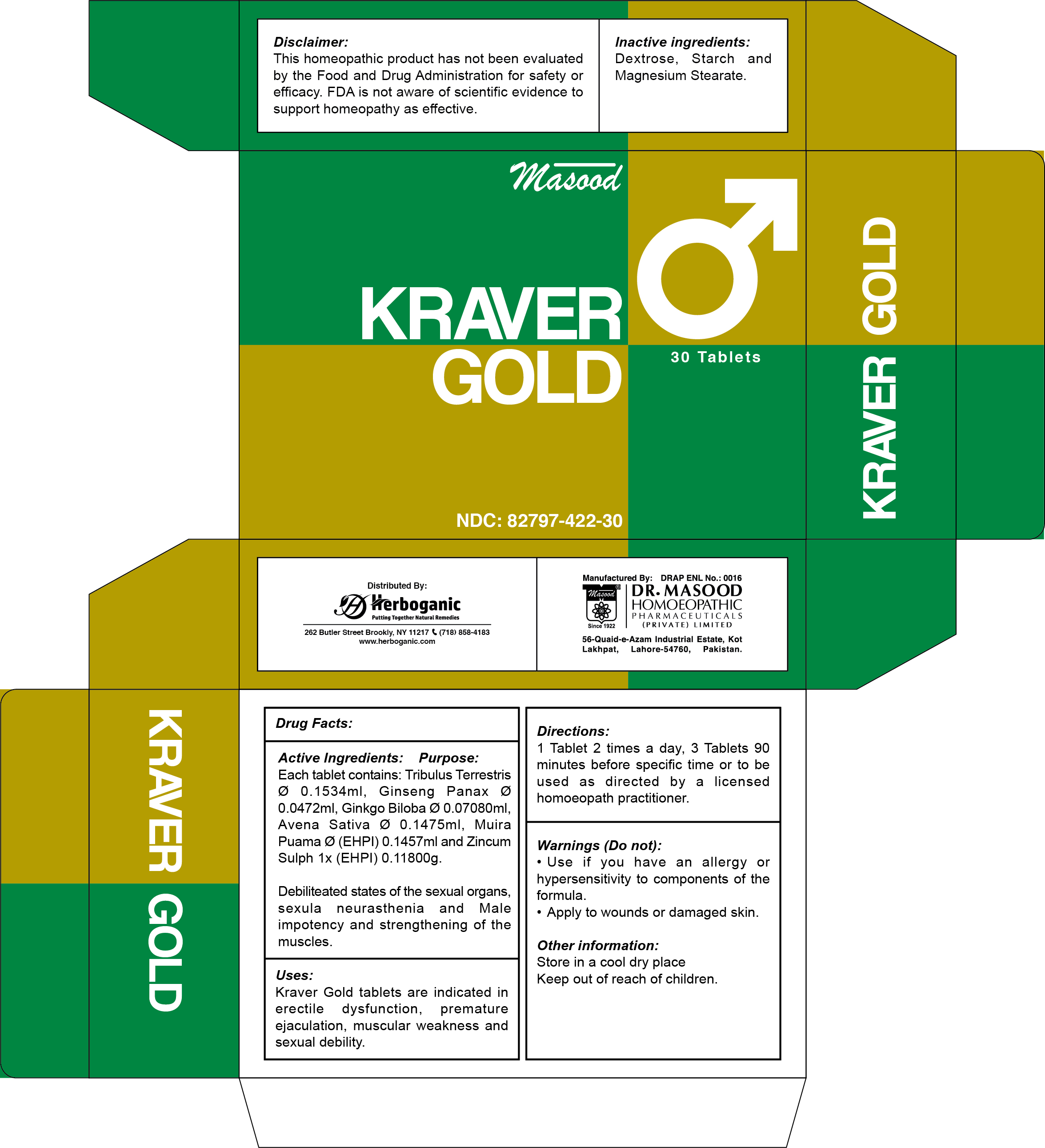 Kraver Gold Tablets