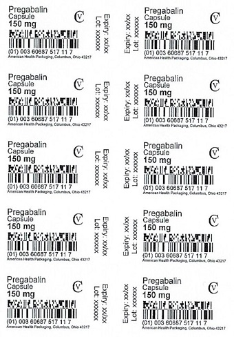150 mg Pregabalin Capsule Blister