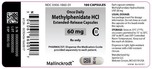 PRINCIPAL DISPLAY PANEL 60 mg Label