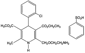 Amlodipine Besylate Structural Formula
