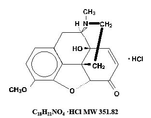 Oxycodone Structural Formula