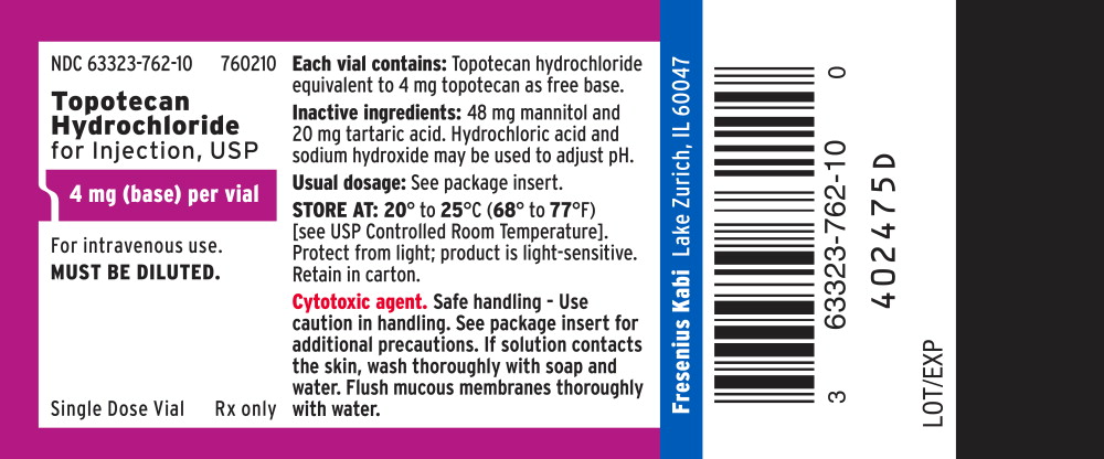 PRINCIPAL DISPLAY - Topotecan 4 mg Single Dose Vial Label
