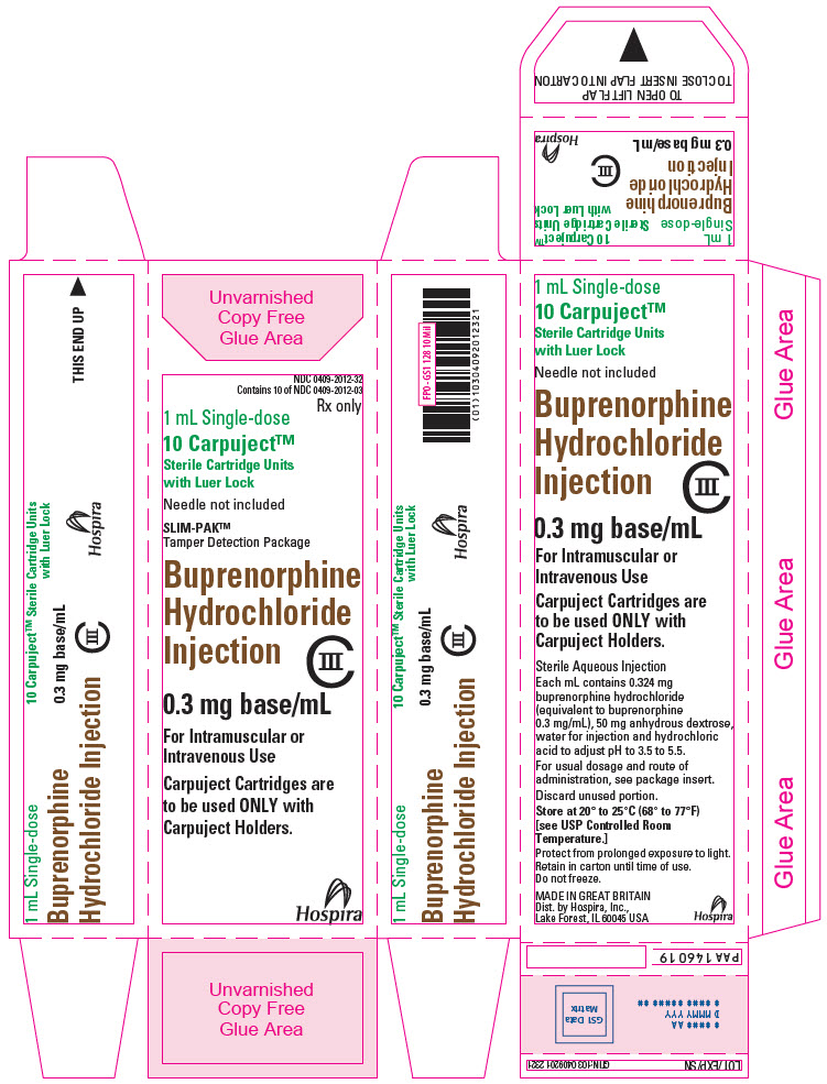 PRINCIPAL DISPLAY PANEL - 1 mL Cartridge Carton