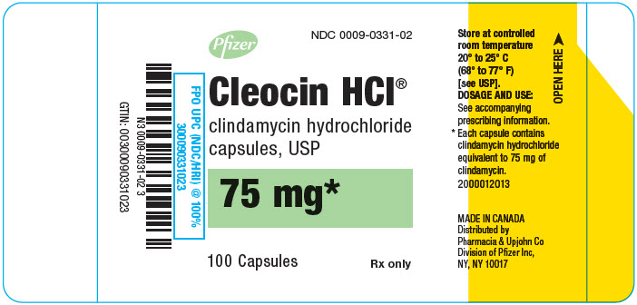 PRINCIPAL DISPLAY PANEL - 75 mg Capsule Bottle Label