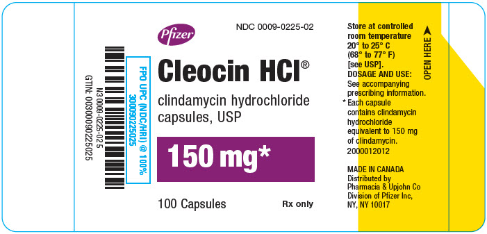 PRINCIPAL DISPLAY PANEL - 150 mg Capsule Bottle Label