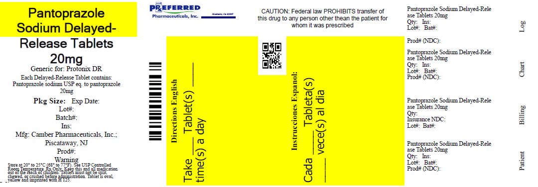 Pantoprazole Sodium Delayed-Release Tablets 20mg