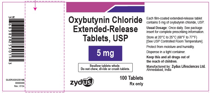 Oxybutynin chloride extended-release tablets