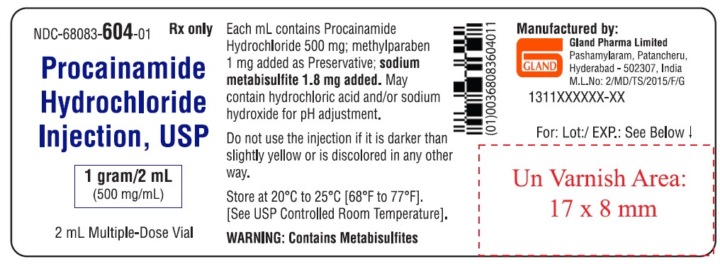 Procainamide Hydrochloride Injection, USP Multiple-dose Fliptop 