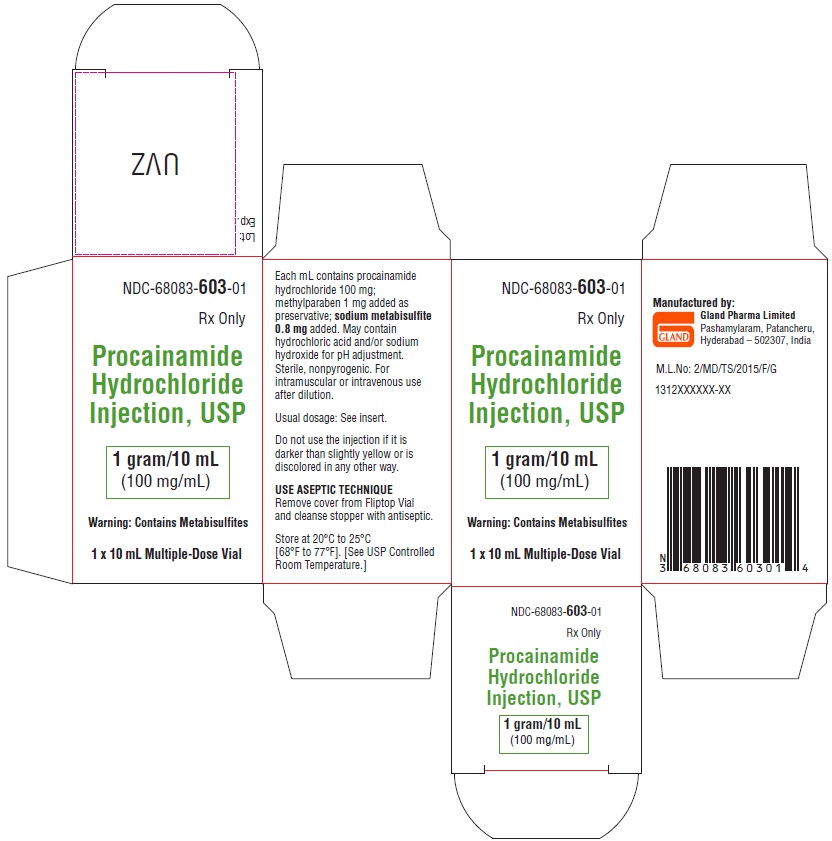 Procainamide Hydrochloride Injection, USP Multiple-dose Fliptop 