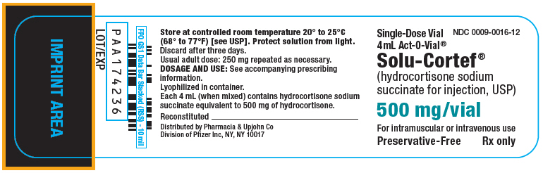 PRINCIPAL DISPLAY PANEL - 500 mg Single-Dose Vial Label