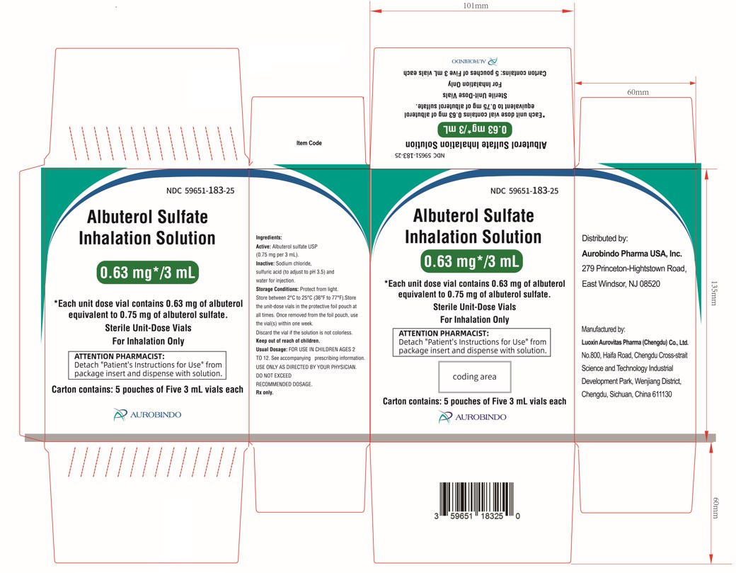 Carton Label(25 Vials)-0.63 mg/3 mL