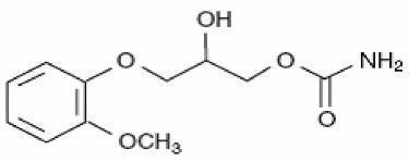 Methocarbamol Structure