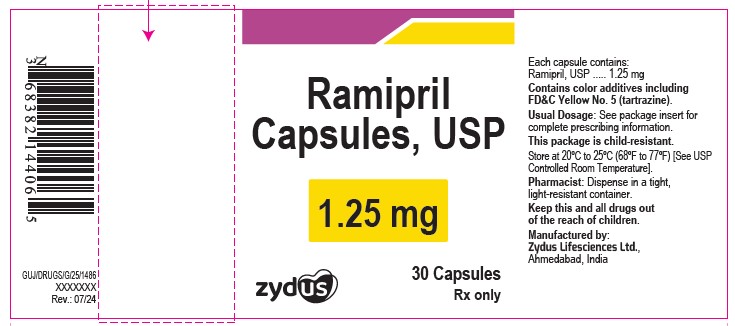 Ramipril Capsules, 1.25 mg