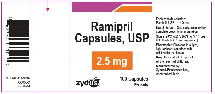 Ramipril Capsules, 2.5 mg