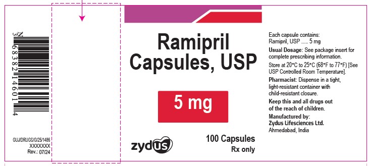 Ramipril Capsules, 5 mg