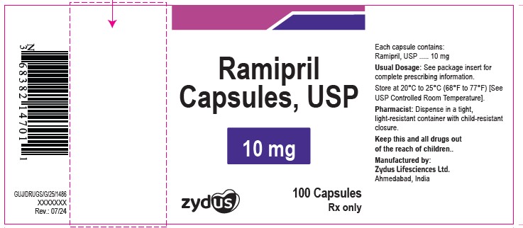 Ramipril Capsules, 10 mg