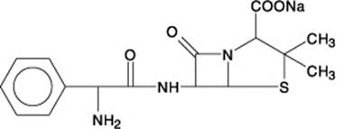 Ampicillin-structure