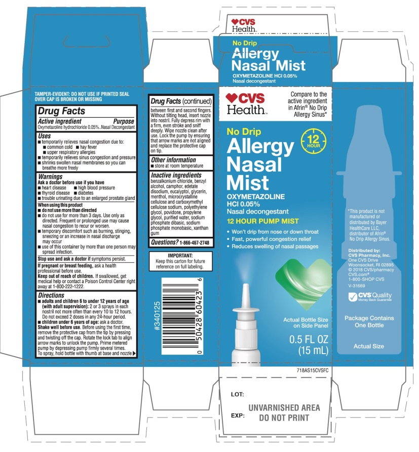 CVS Health No Drip Allergy Nasal Mist