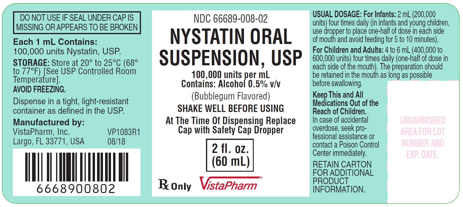 Nystatin Oral Suspension Usp 100000 Unitsml 5158