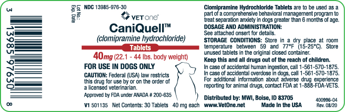 CaniQuell 40 mg (22.1-44 lbs. body weight)