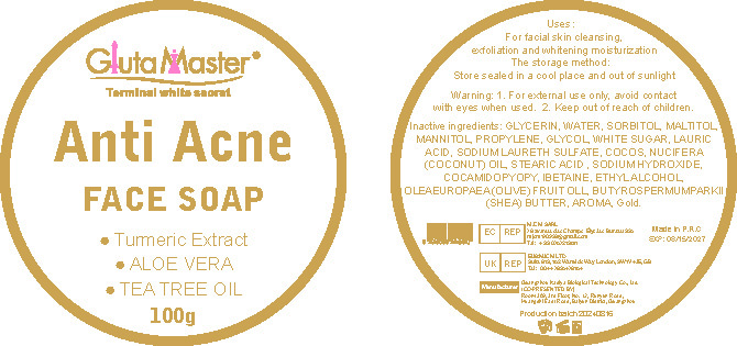Anti acne soap