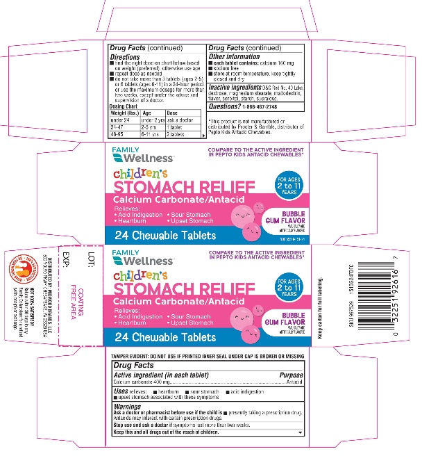 Kids Antacid Tablets 24 Chewable Tablets