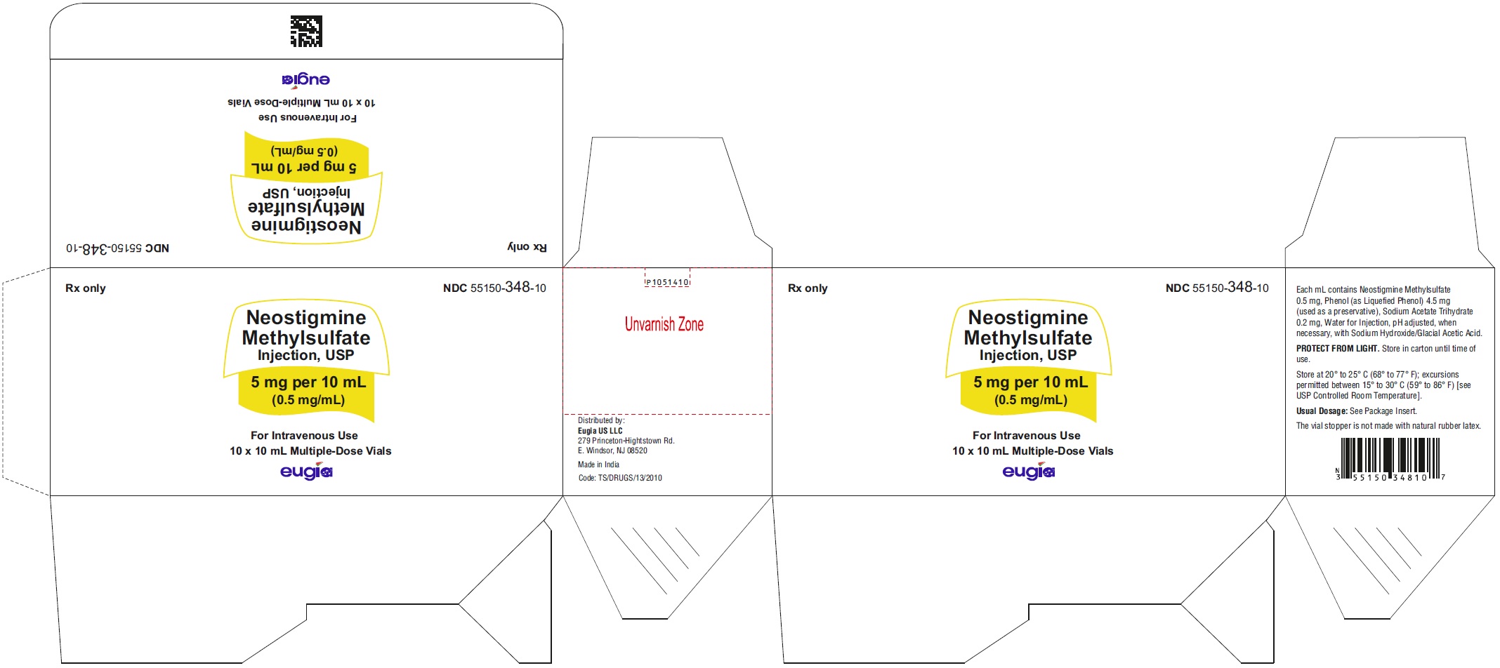 PACKAGE LABEL-PRINCIPAL DISPLAY PANEL-5 mg per 10 mL (0.5 mg/mL) - Container-Carton (10 Vials)