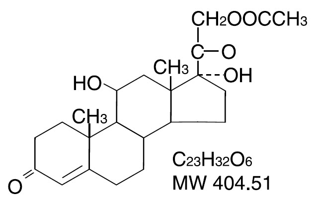 Proctocort Structural Formula