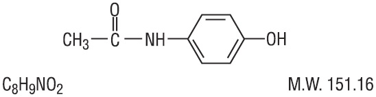 acetaminophen-structure