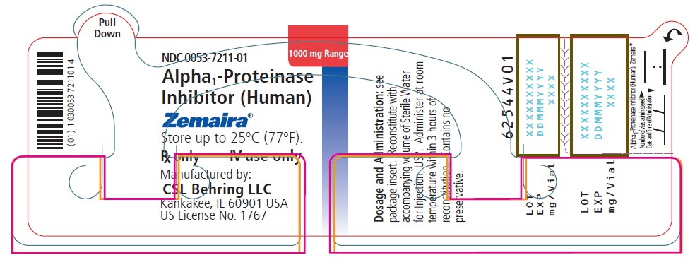 PRINCIPAL DISPLAY PANEL - 1000 mg Vial Label