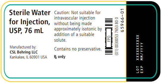 PRINCIPAL DISPLAY PANEL - 76 mL Vial Label