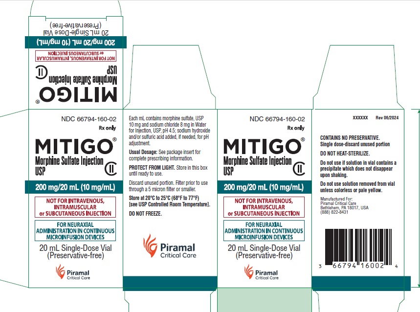 MITIGO ® (Morphine Sulfate Injection, USP) - Preservative-free 