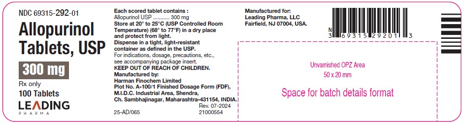 Allopurinol 300 mg 100