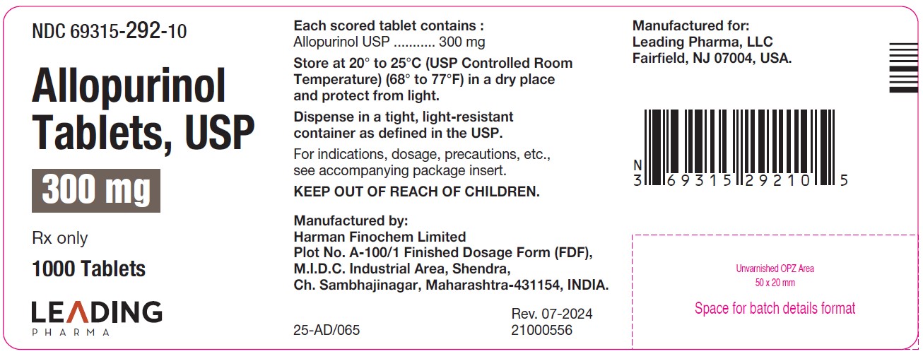 Allopurinol 300 mg 1000