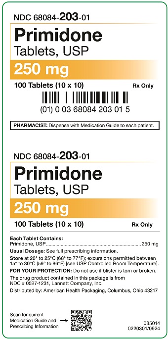 250 mg Primidone Tablets Carton