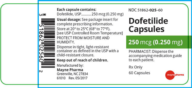 PRINCIPAL DISPLAY PANEL - 0.250 mg Capsule Bottle Label