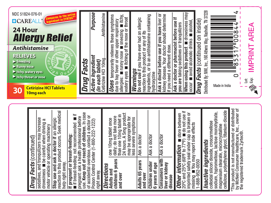 Cetirizine Label