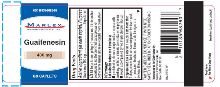 PRINCIPAL DISPLAY PANEL
NDC 10135-0682-60
Guaifenesin
400 mg
60 CAPLETS
